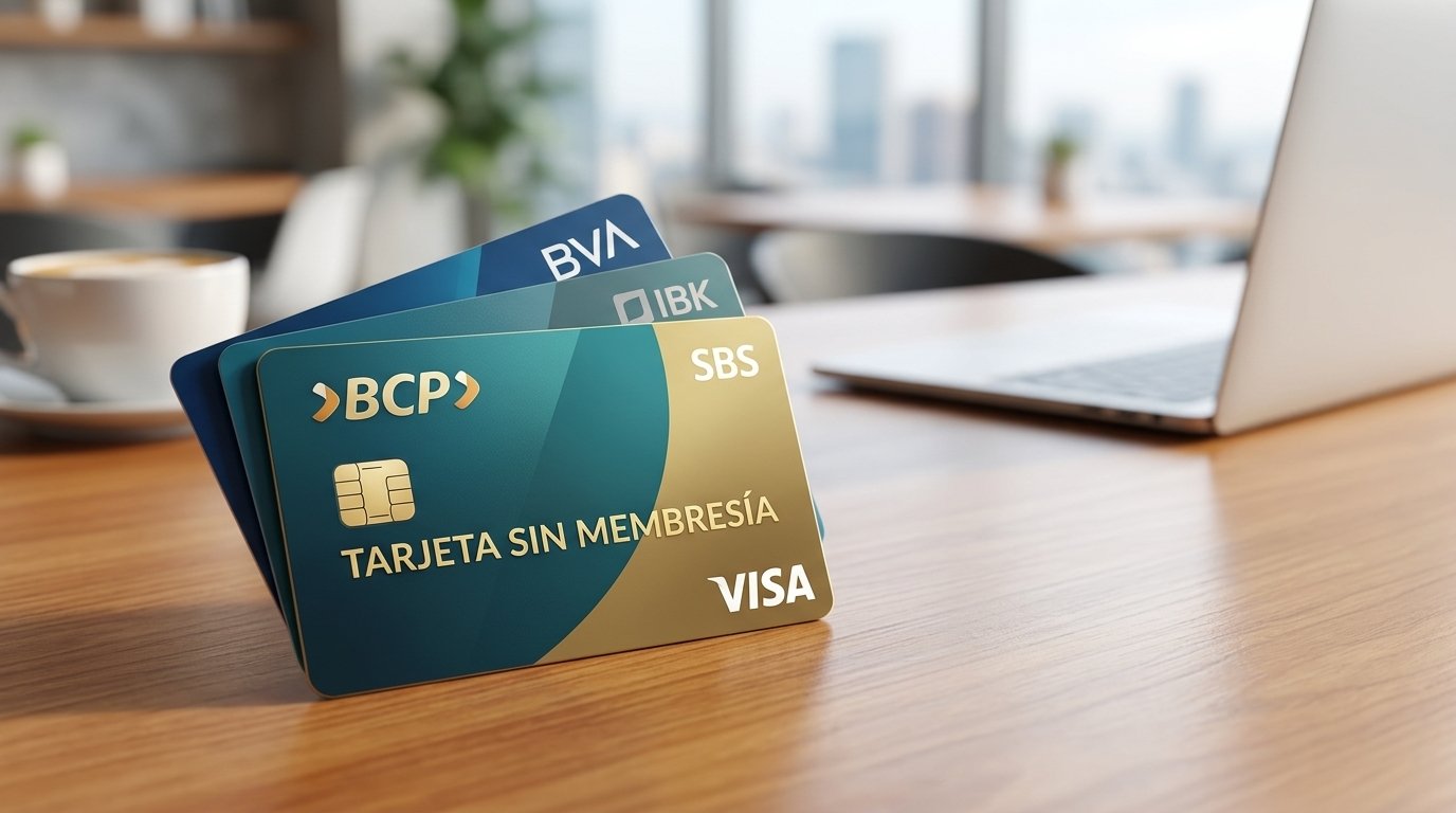 Comparativa de las mejores tarjetas de crédito sin membresía en Perú